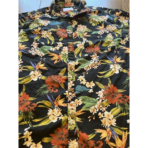 Zip Code Ricky Singh Spring Blooms Shirt Slim Fit Size XL Golf‎ Preppy Hawaiian - Picture 7 of 13